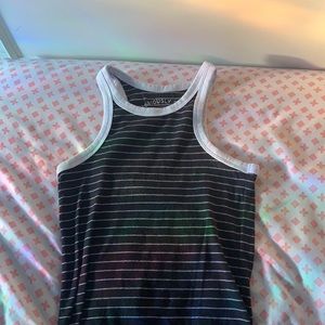 Aeropostale tank top black striped